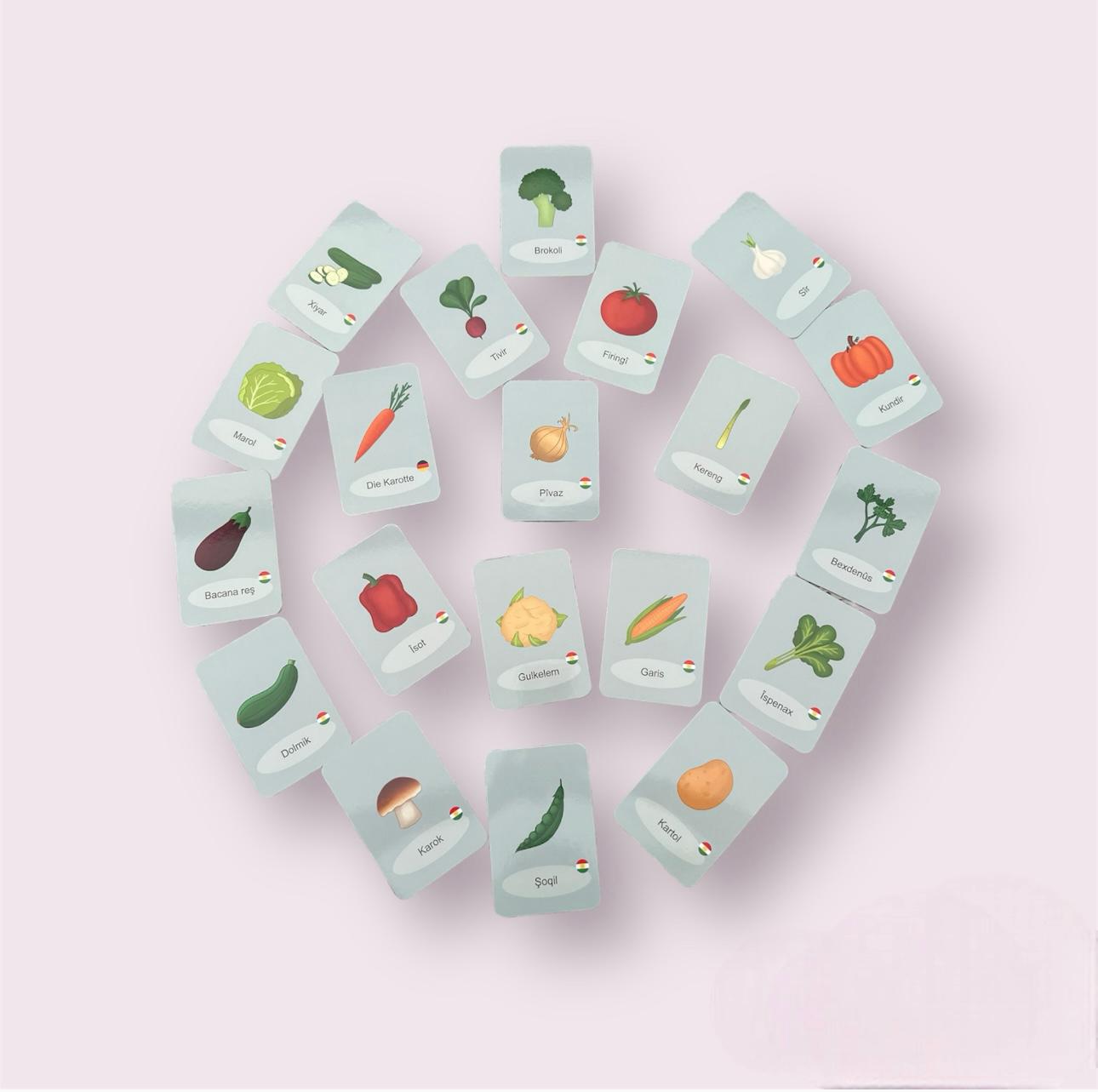 Flashcards vegetables