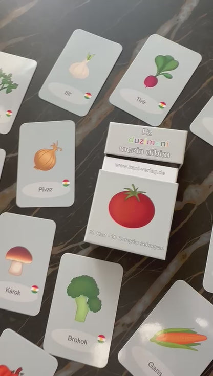 Flashcards vegetables
